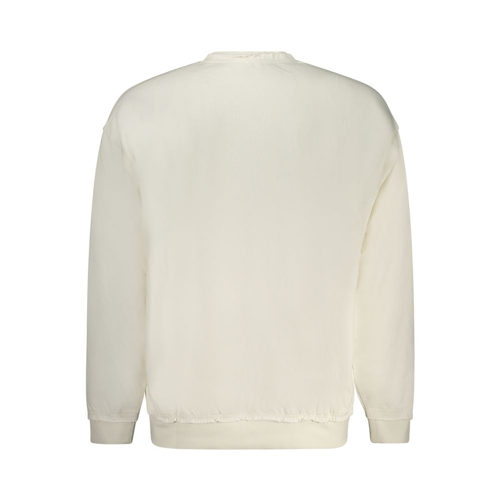 Guess Jeans White Cotton Sweater