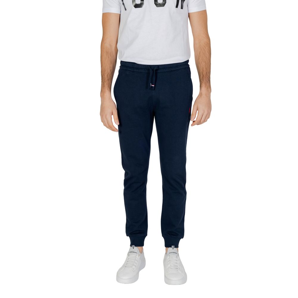 U.S. POLO ASSN. Blue Cotton Joggers Workout Pant