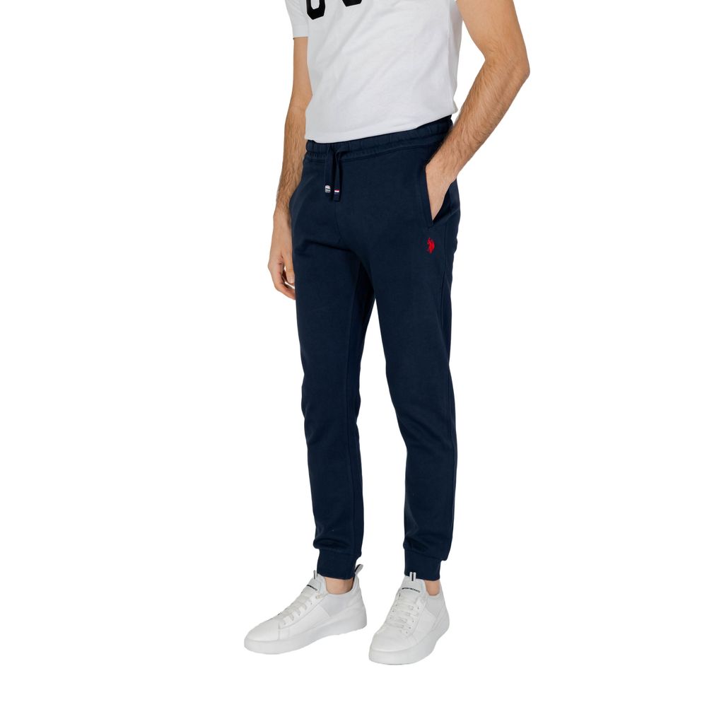 U.S. POLO ASSN. Blue Cotton Joggers Workout Pant