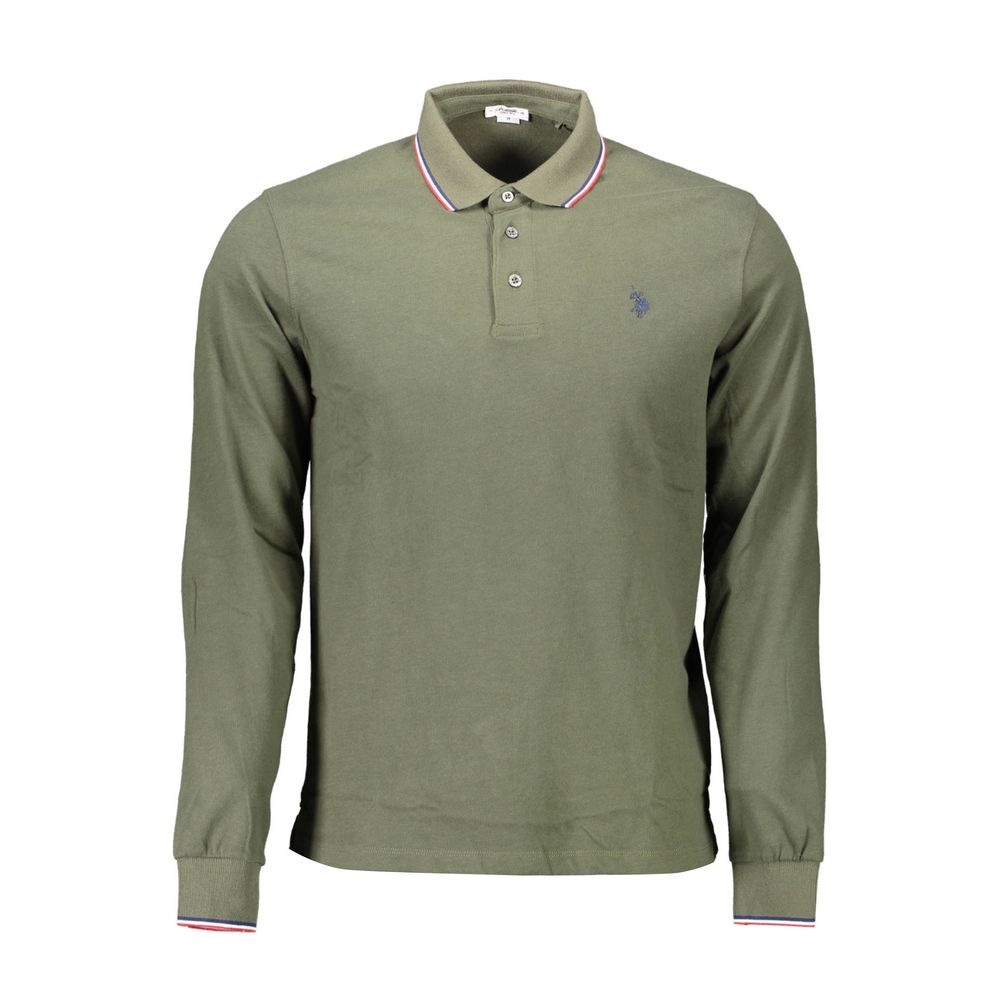 U.S. POLO ASSN. Green Cotton Polo Shirt