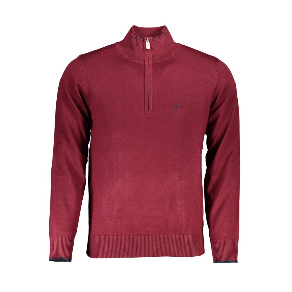 U.S. Grand Polo Red Nylon Sweater