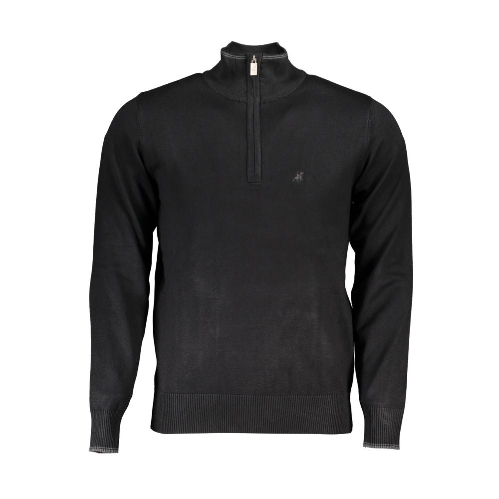 U.S. Grand Polo Black Nylon Sweater