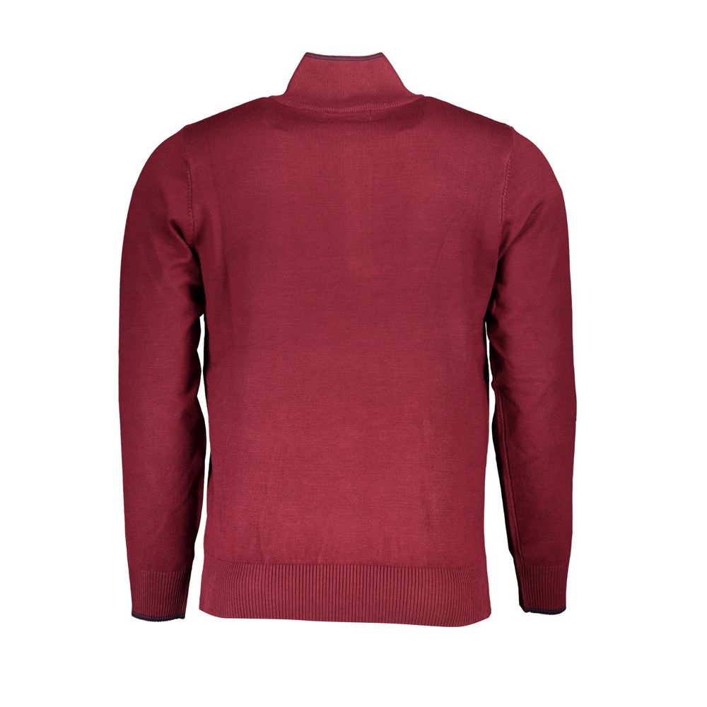 U.S. Grand Polo Red Nylon Sweater