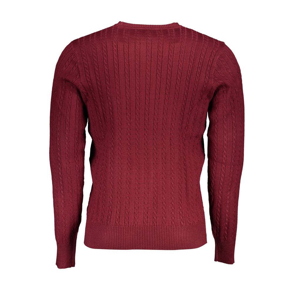 U.S. Grand Polo Red Nylon Sweater