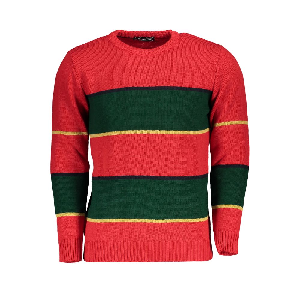 U.S. Grand Polo Red Fabric Sweater