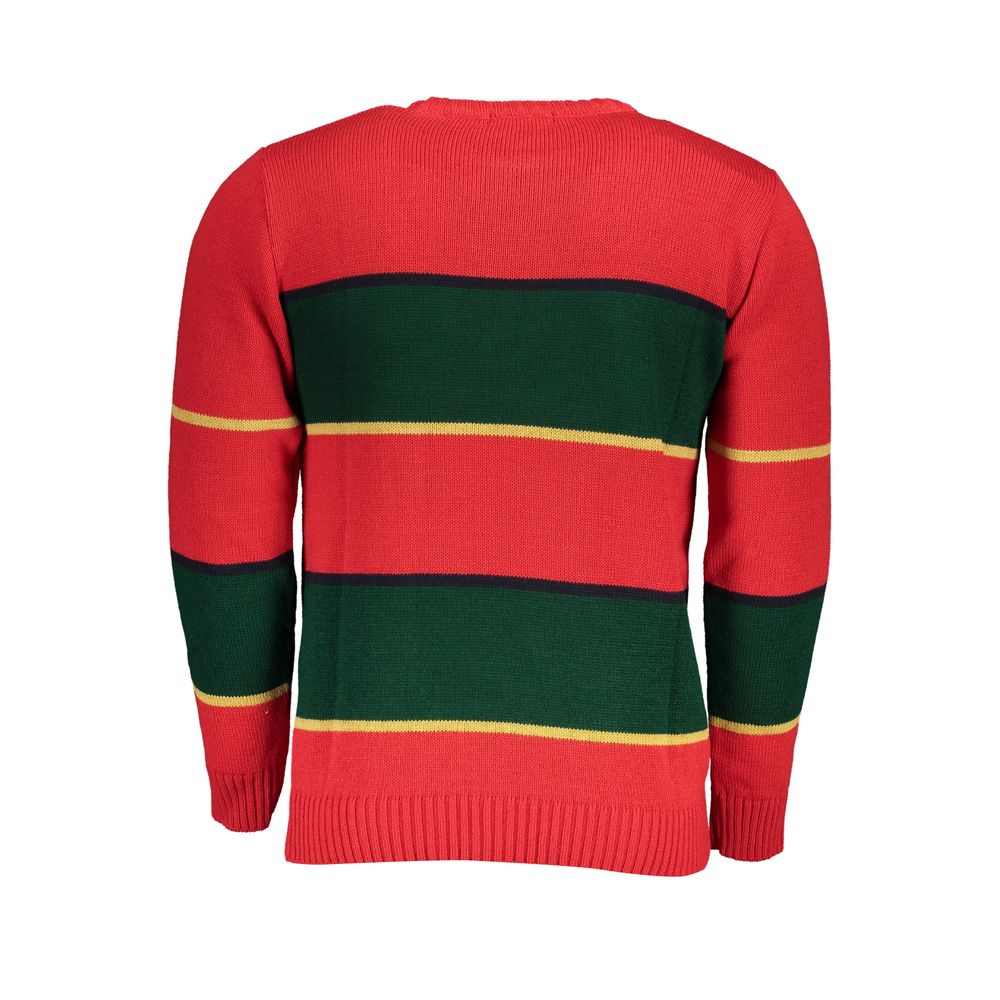 U.S. Grand Polo Red Fabric Sweater