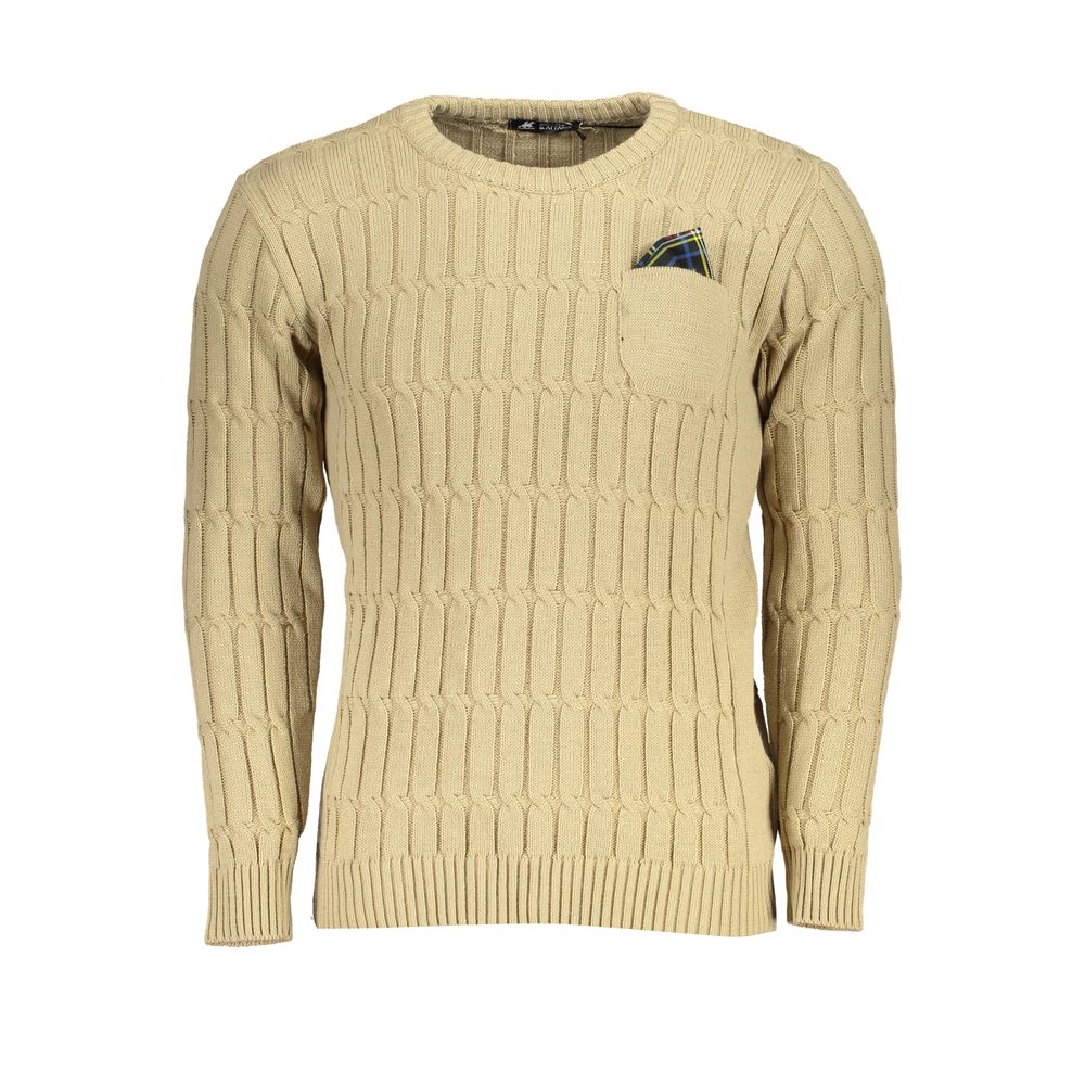 U.S. Grand Polo Beige Fabric Sweater