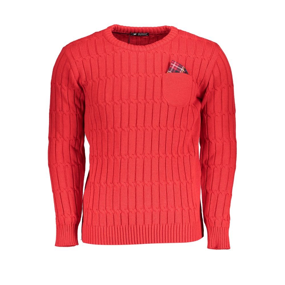 U.S. Grand Polo Red Fabric Sweater